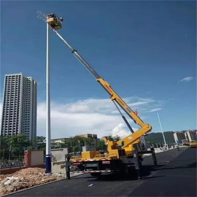 广宁维修路灯的曲臂升降车出租